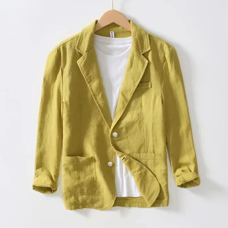 

Men's Casual Jacket Lightweight Single-layer Jacket Loose Business Men's Casual Suit Jacket Solid Color Multifunctional