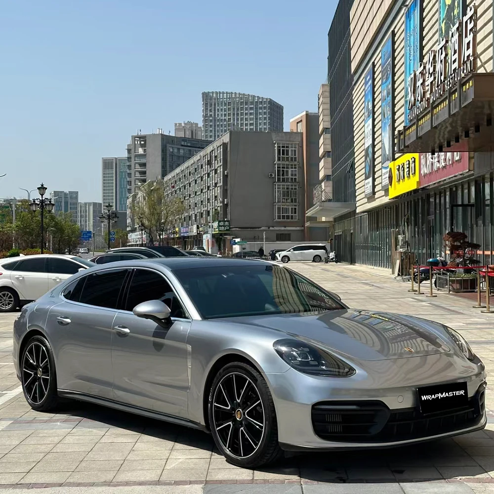 

Пленка Wrapmaster PET Liner Super Glossy Metallic GT Silver для оклейки автомобилей, защитная пленка для изменения цвета кузова