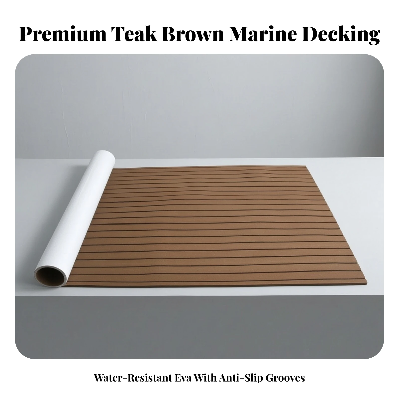 Surfboard Traction Pad Non-Slip Surfboard Deck Grip Mat EVA Foam Decking Sheet Easy to Clean for Surfers, Surfboards, Boat Decks