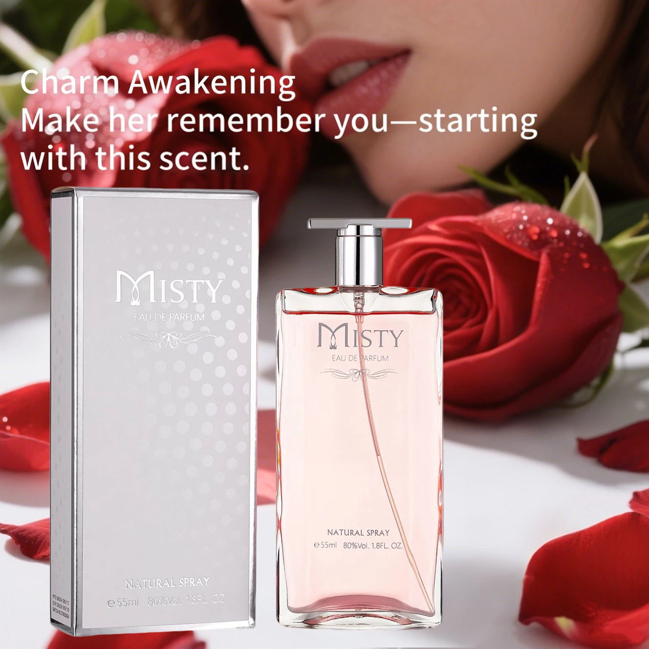 

Floral Perfume 55ML Spray, Sandalwood Vanilla Blend Women's, perfume originales de mujer, Holiday Mother's Day Gift