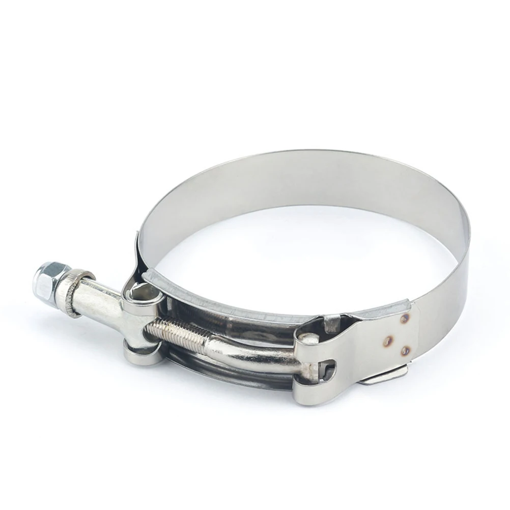 

Exhaust Clamp 2 5 Inch Stainless Steel Joint Band Clamps Butt Coupler Sleeve Hanger Pipe Repair Kit Flanges Bolts Secure
