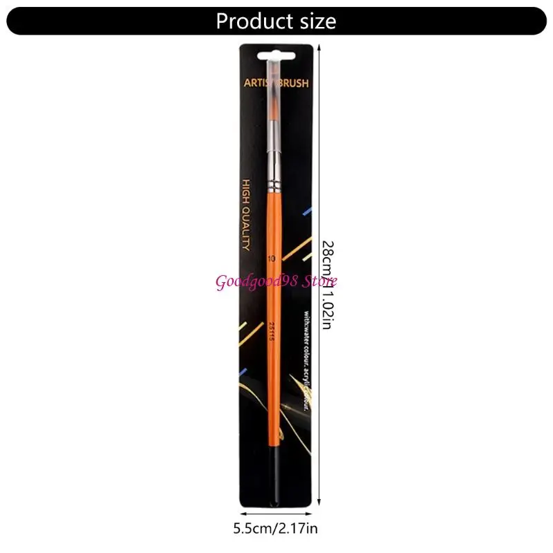 Fijne schilborstel houtgreep