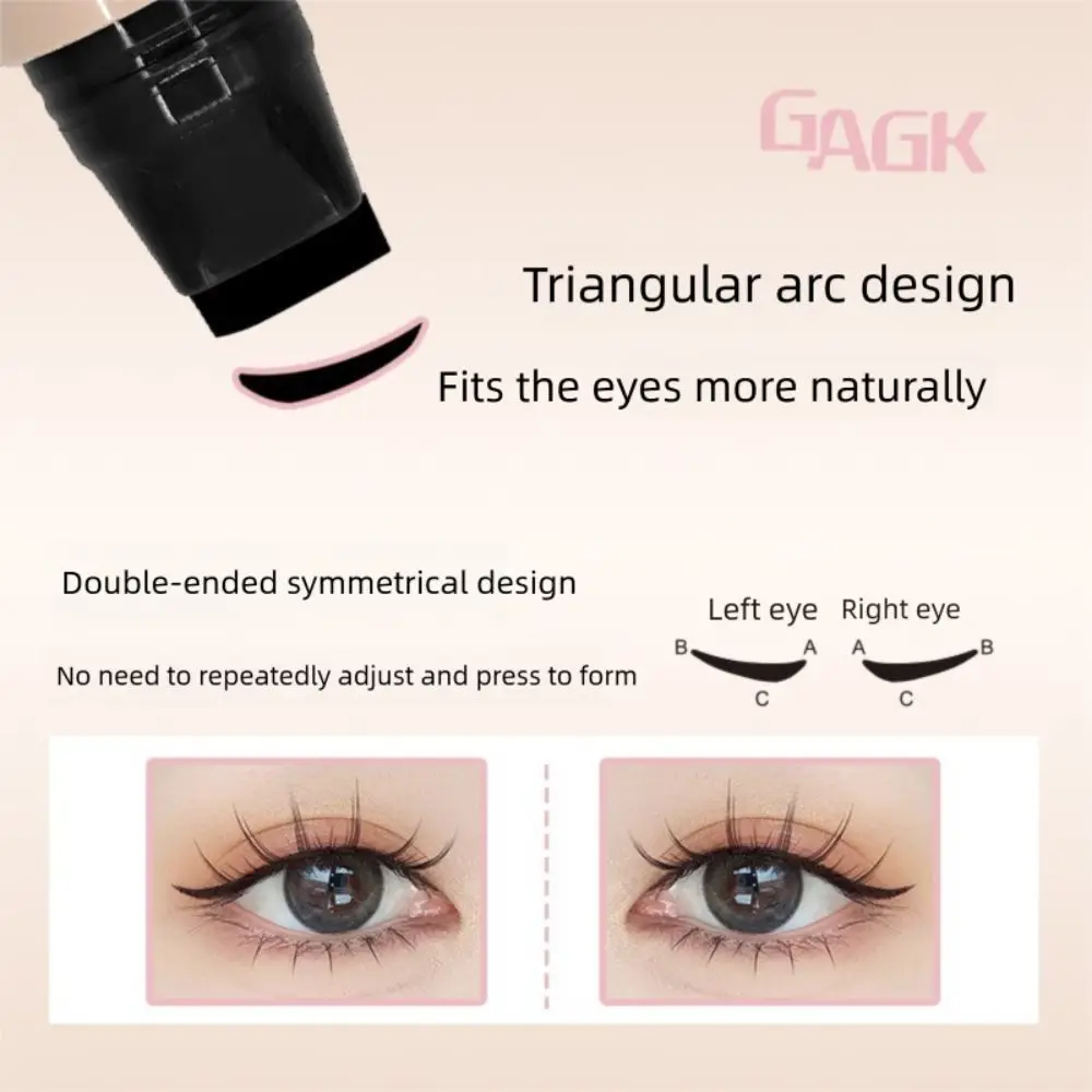 

New Waterproof Eyeliner Stamp Long Lasting Quick Dry Eye Liner Stamp Portable Rotatable Eyeliner Stamp Pen