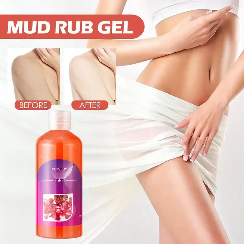 

Rubbing Mud For Skin Gentle Exfoliator Body Scrub 350ml Shower Bath Scrubs With Long Lasting Fragrance For Thigh Buttocks