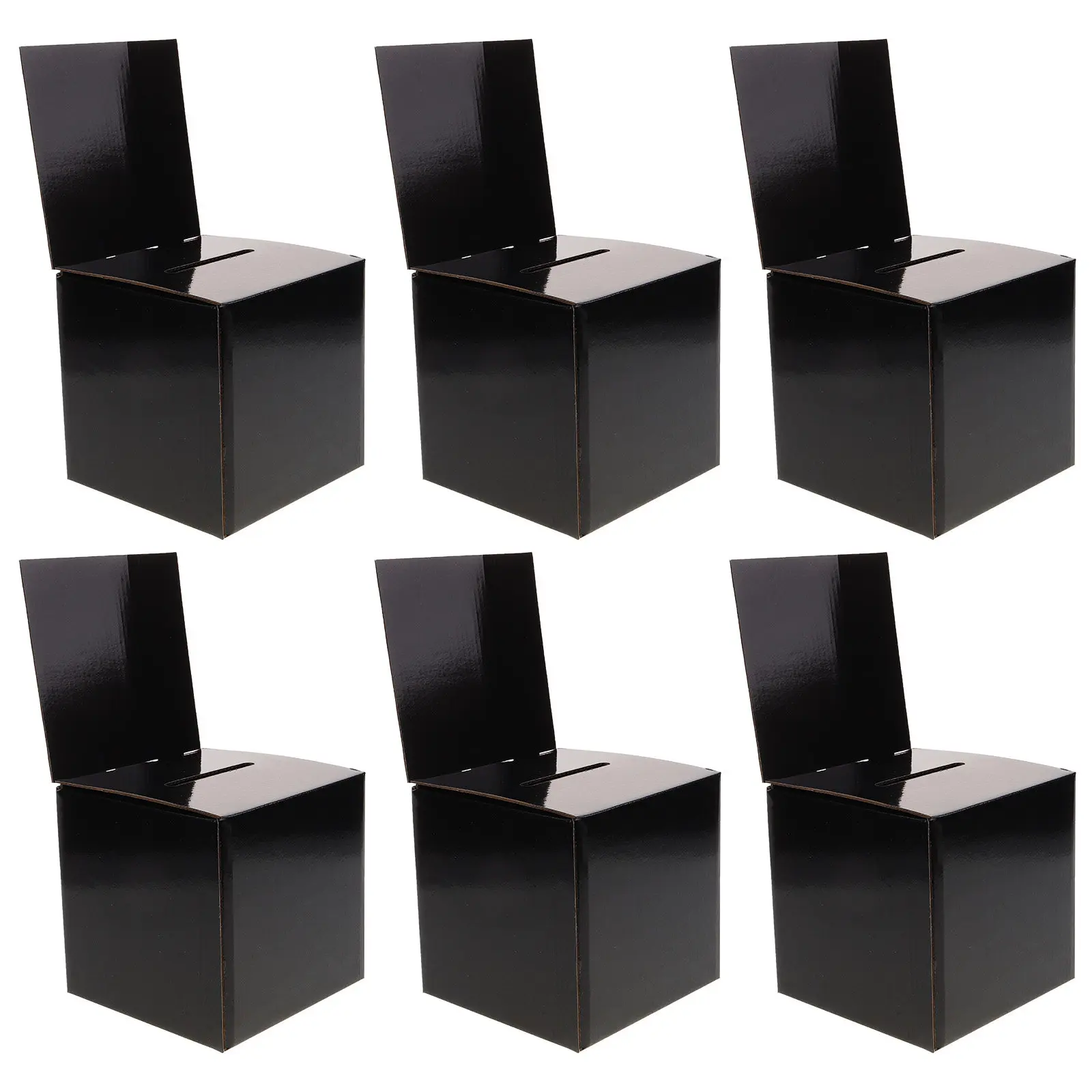 Display Holder Card Office Halloween Christmas Card Box Storage Paper Box Card Holder Card Box Holder Card Holder Box 6PCS