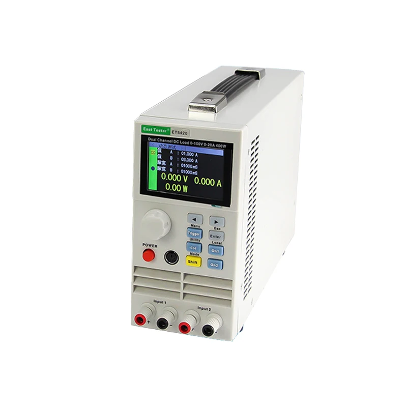 

ET5420 high -presicion dual-channel battery load tester with 2.8 TFT screen