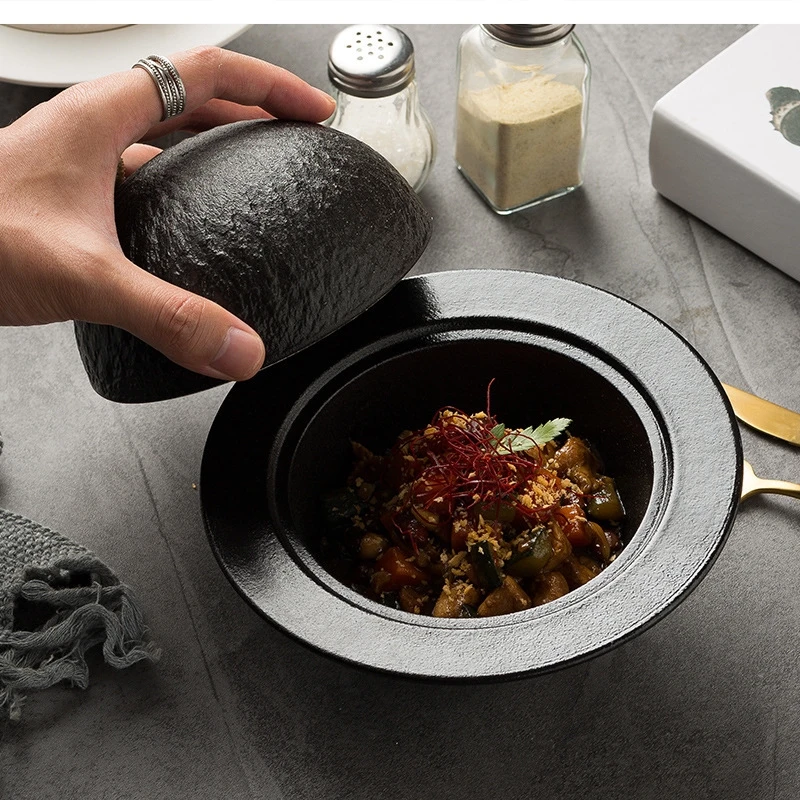 

Molecular Cuisine Spherical Restaurant Dry Smoked Artistic conception dish ceramic tableware