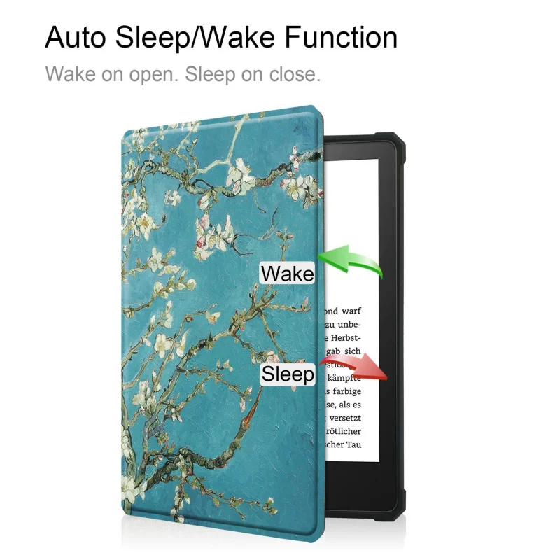 Flip Case for Kindle 11th 2021 6.8 Inch with Auto Wake Sleep Printed Patterns