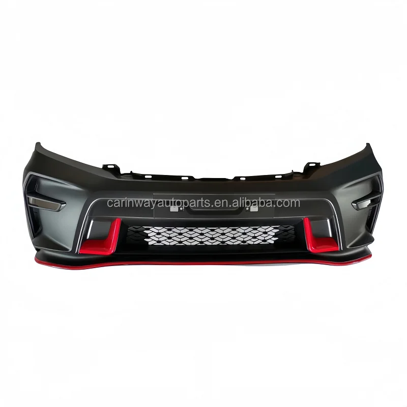 for NP300 Upgrade Nismo Black Body Kit Car Front Grille Car Front Bumper Auto  Body Kit Nismo Type for Nissan  2015-2018