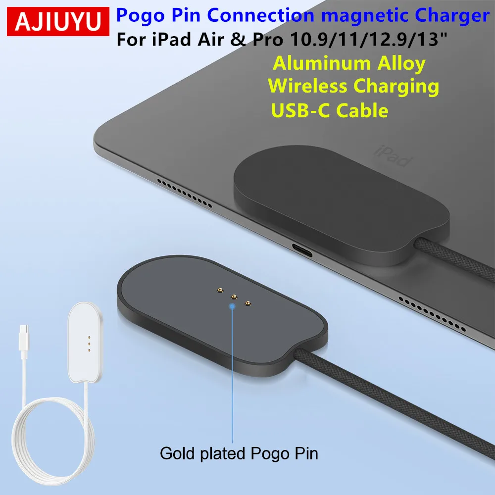Smart Pogo Pin Magnetic Charger for iPad Pro 11 12 9 13