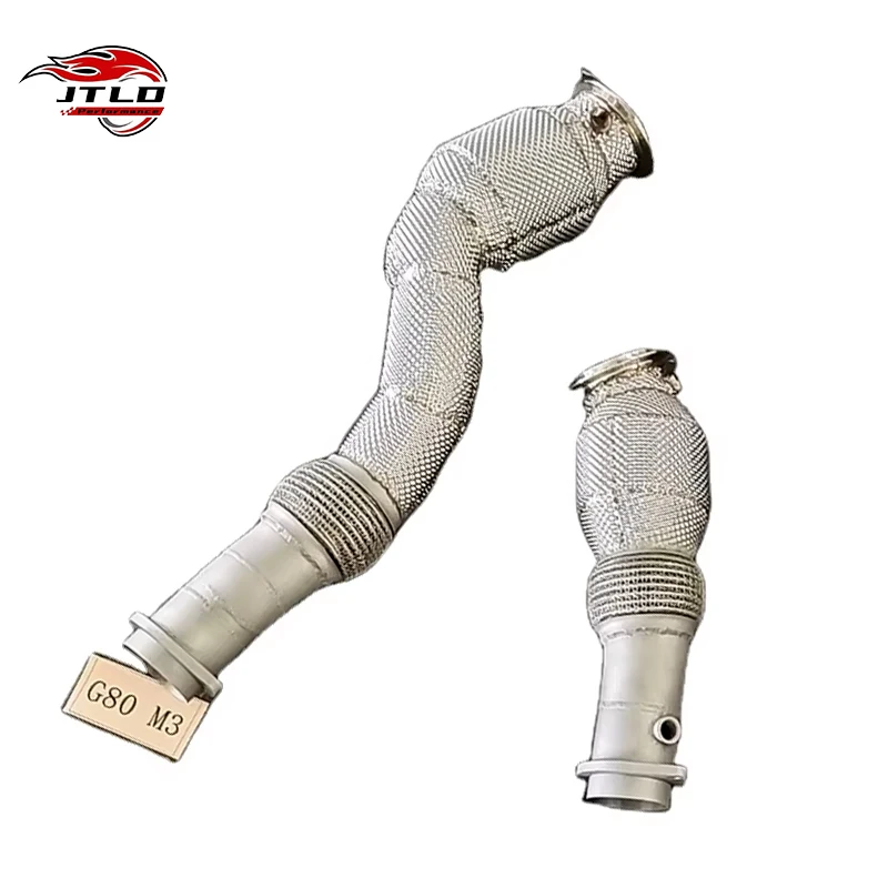 Professional Performance Exhaust Header For BMW G80 M3 304 Stainless Steel Downpipe Turbo Upgrade