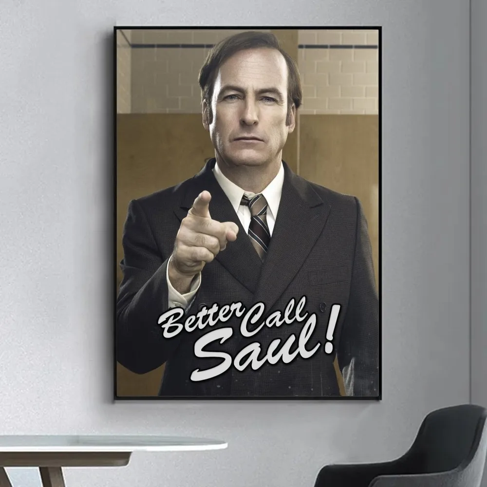 Better Call Saul TV series Poster Fancy Poster Wall Sticker for Living Room Bar Vintage Decorative Painting Middle