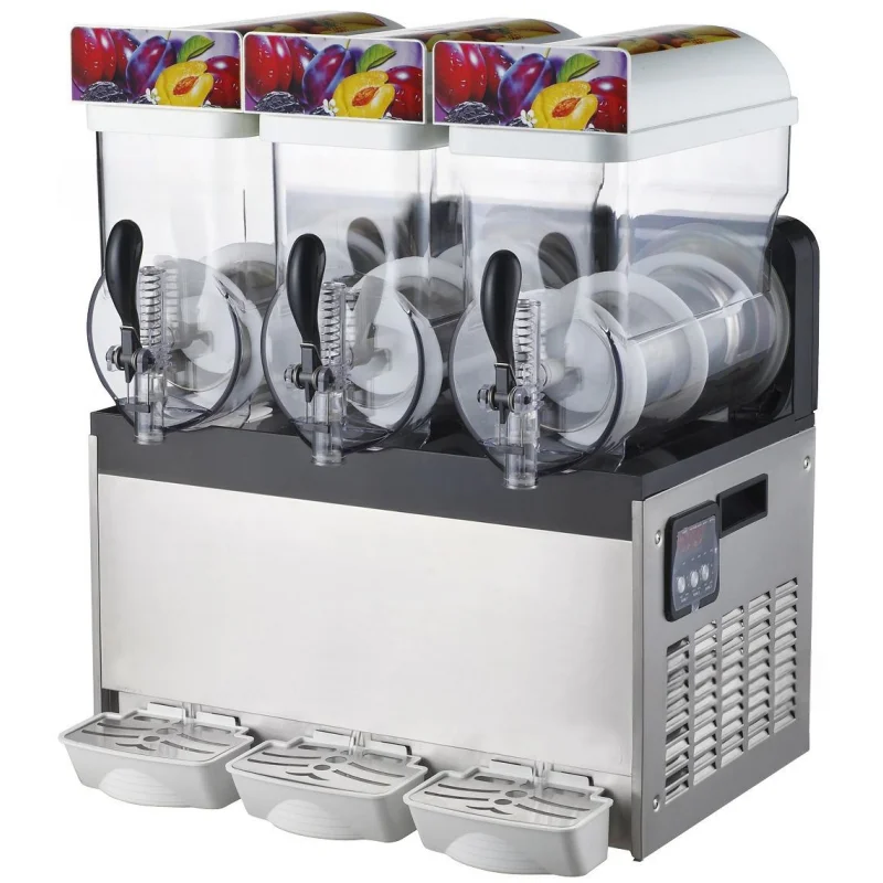 

Commercial Snow Pellet Machine Slush Machine With Single Double Three Tank Icee Slush Machine