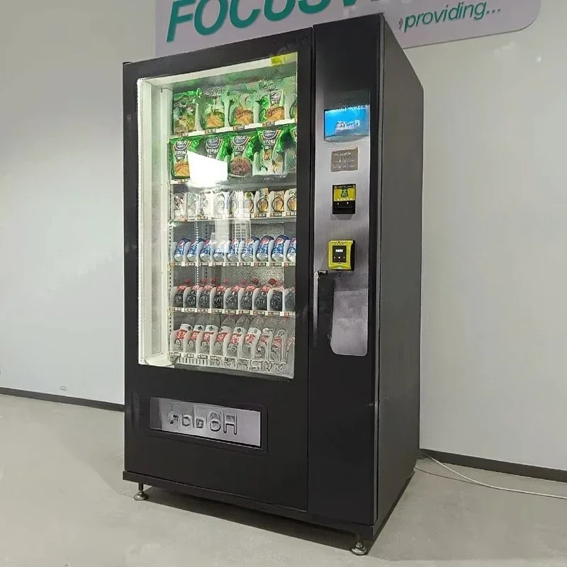 Unmanned store Cold drinks Snacks Vending machine Beverages Beer Candy belt Refrigeration Indoor Outdoor view 3