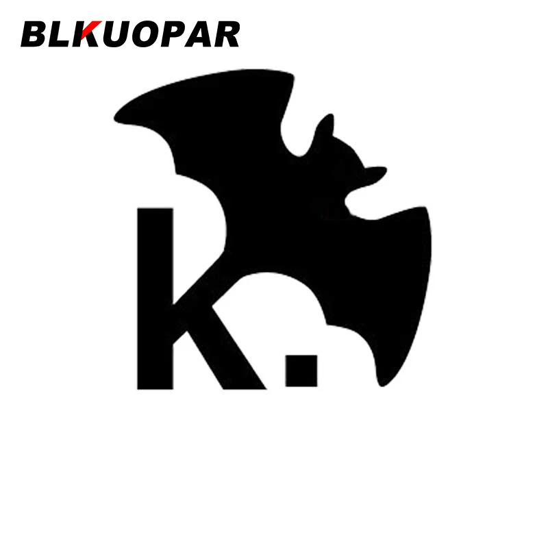 BLKUOPAR For Alphabet Bat Car Sticker Personality Anime Decals Bumper Windshield Street Signs Decoration Creative Graphics