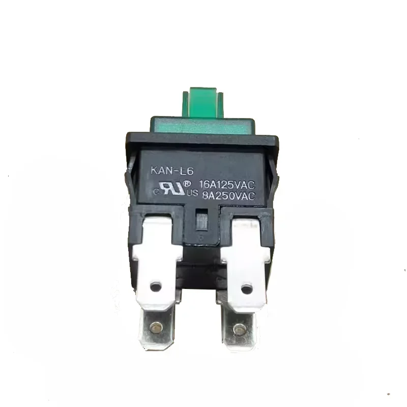Original water heater vacuum cleaner KAN-L6 self-locking switch 15X21 with light red/green/white 4-pin power key switch 16A125V