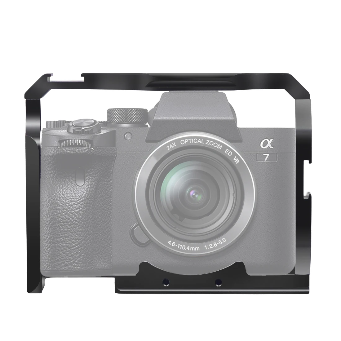 A7M4 A7R4 Kamera Vollkäfig Rig Griff Griff Arca-stil Kalten Schuh Halterung ARRI Ortung für Sony Alpha 7S III IV A7M3 A73 A7R3 A7S3 – Detail 13