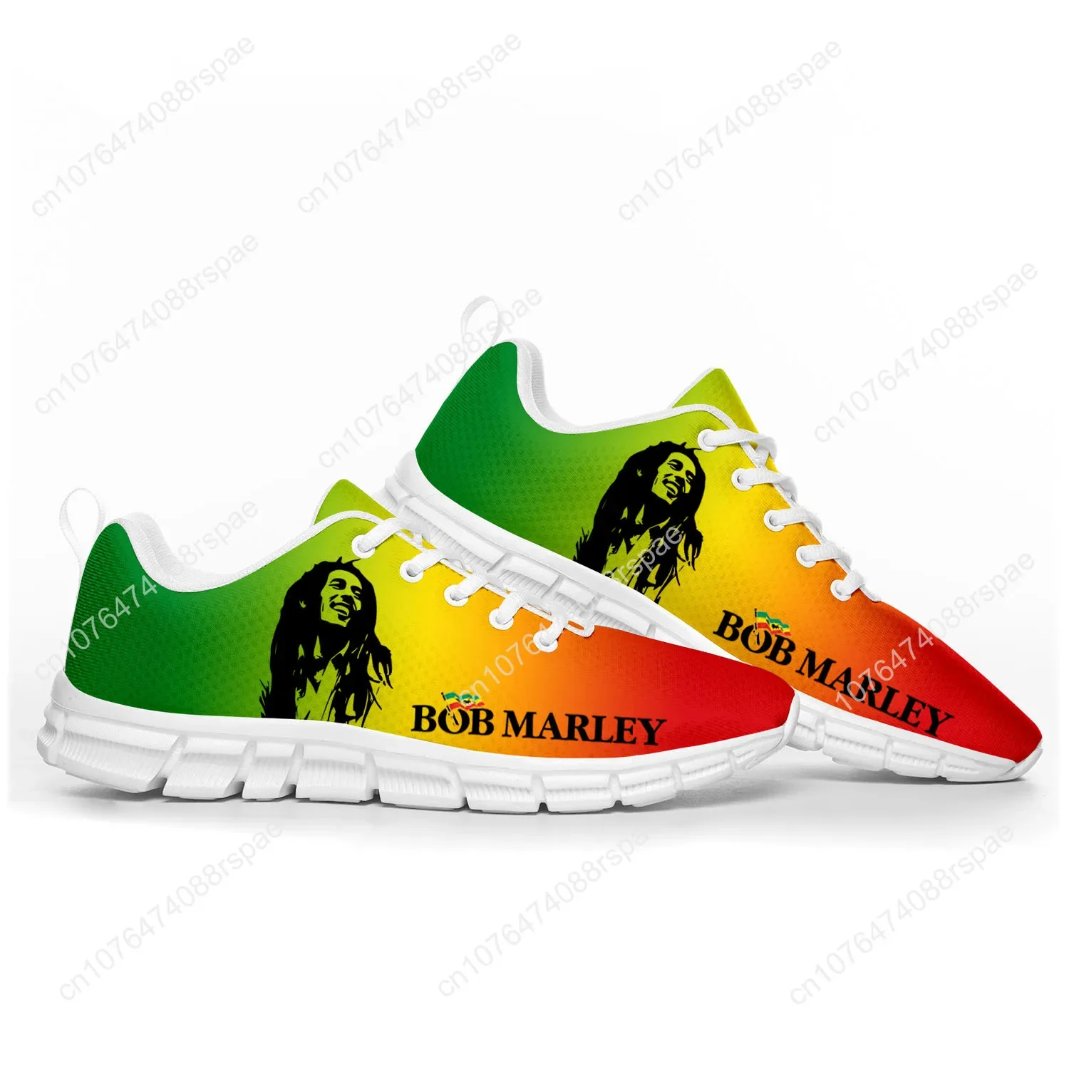 Reggae muzyka rockowa gwiazda Bob Marley buty sportowe męskie damskie nastolatki dzieci dziecięce trampki niestandardowe wysokiej jakości buty dla par