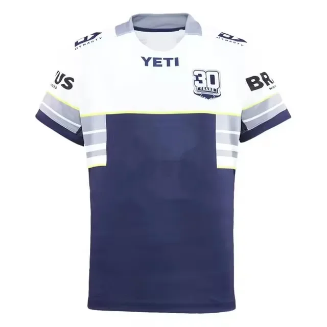 2025 North Queensland Cowboys Home / Away Rugby Jersey - مقاس رجالي: S-5XL (رقم اسم الطباعة) جودة عالية