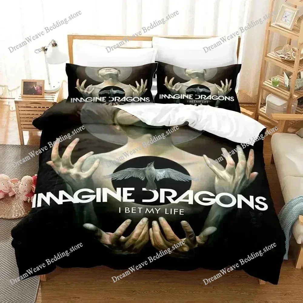 3D Print Imagine Dragons Album Bedding Set Duvet Cover Bed Set Quilt Cover Home Textileextile Luxury Gift963963