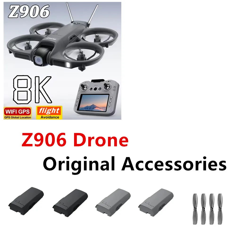 Z906 Drone Battery Accessories 3.7V 700mAh / Propeller Blade / Use For Z906 Drone Parts
