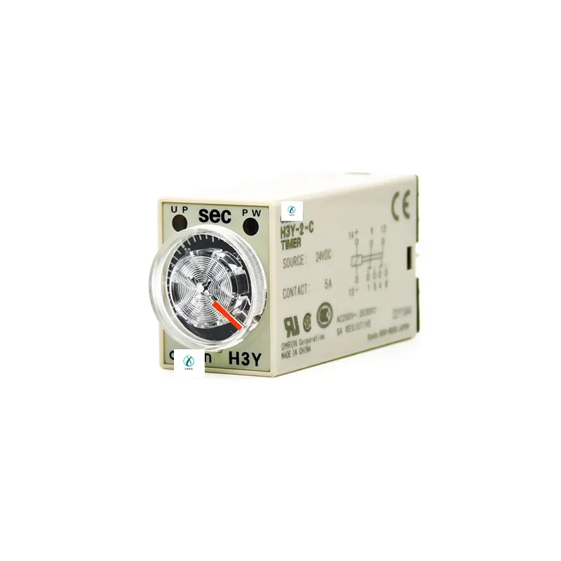 Original H3Y-2-C small time relay delay control H3Y-2-C 5A DC24V 8-pin can be equipped with base H3Y-2-C