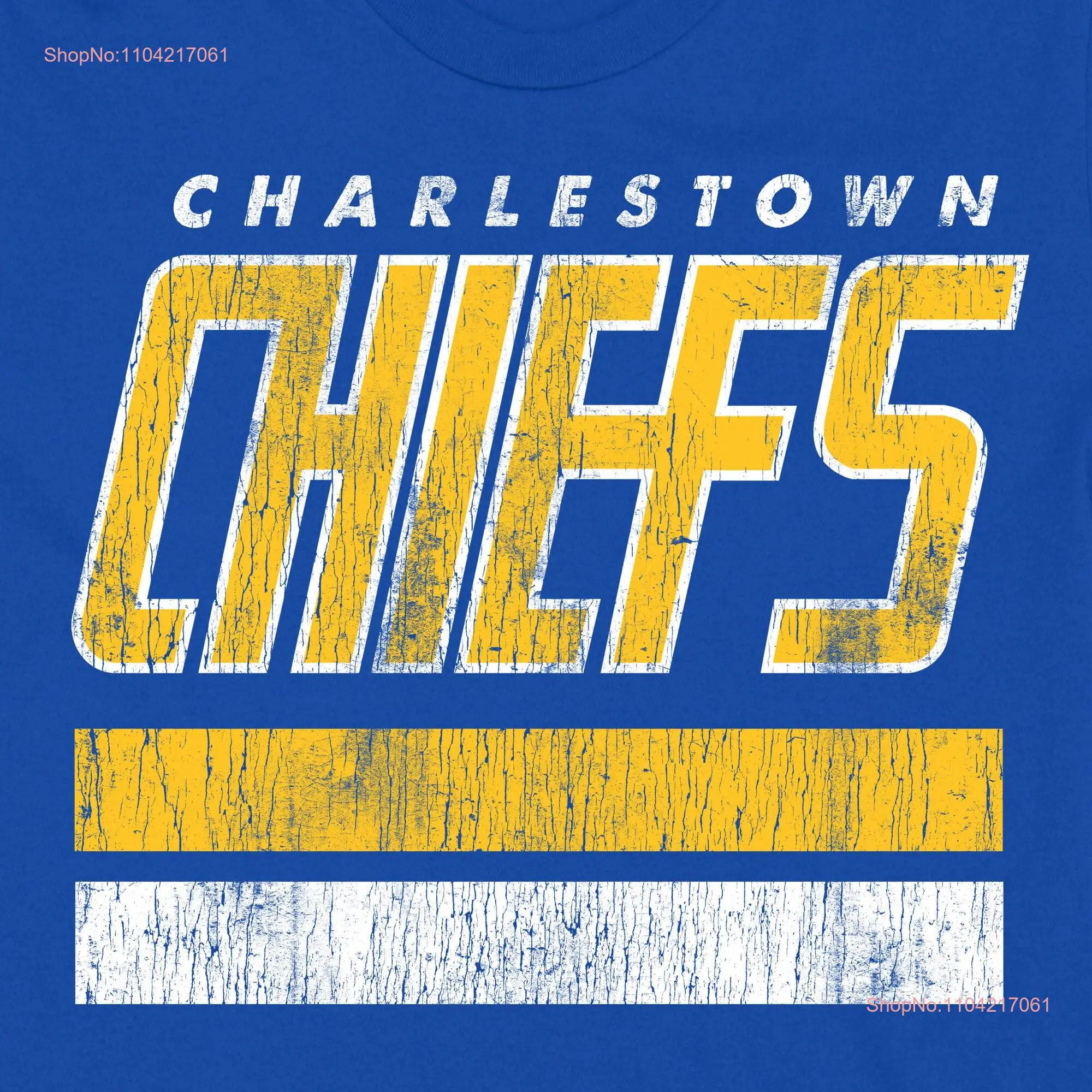 Charlestown Chiefs T Shirt Snapshot Hockey 70's Movie Paul Newman long or short sleeves