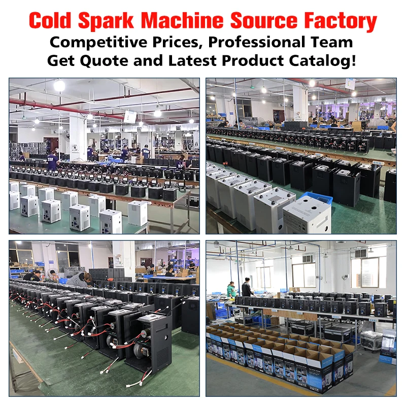 Latest Model Equipment 750W Cold Spark Flame Machine DMX Stage Effect Machine for Dj Party Wedding Events Stage Club