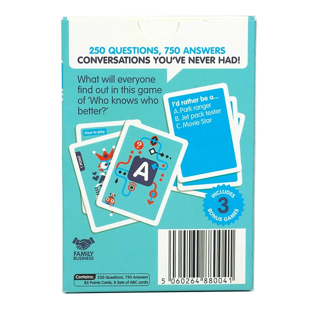 SUSSED The Wacky Would You Rather Card Game | Teens, Kids 10+, Adults | 2-8 Players | Cool Blue Edition Board games