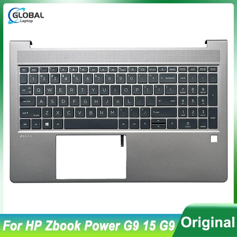 

Original New US Keyboard for HP Zbook Power G9 15 G9 Laptop Palmrest Upper Cover Top Case with Backlit N06914-001 N06912-001