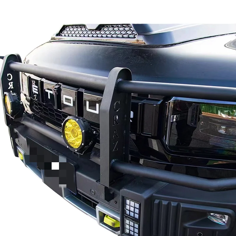 

JETOUR TRAVERLLER T2 High Quality Off-road Vehicle Exterior Accessories Bull bar Front Bumper to Support Custom