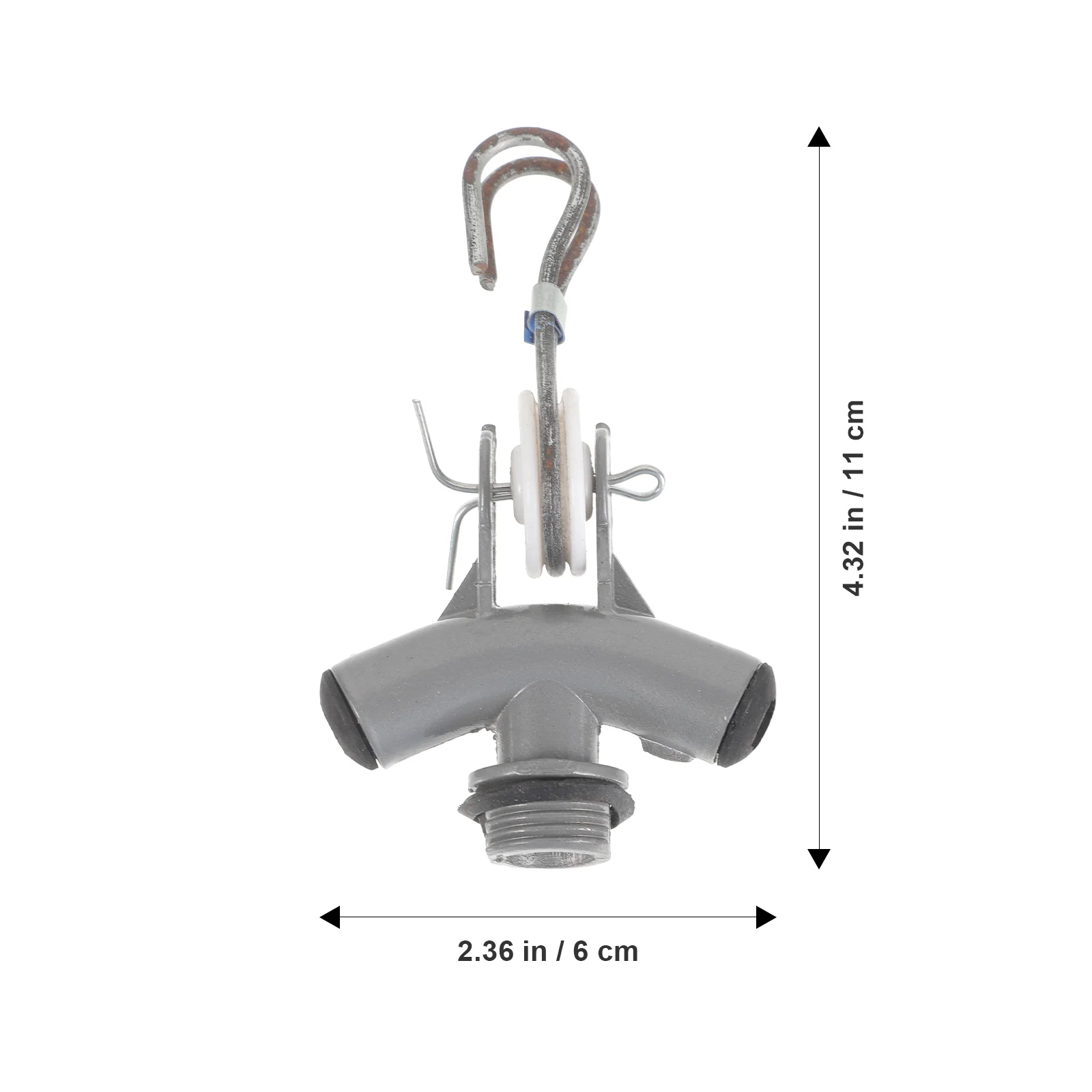 Adapter E27 Lamp Holder Ceramic Industrial and Mining Bulb Socket Zinc Alloy Light Base