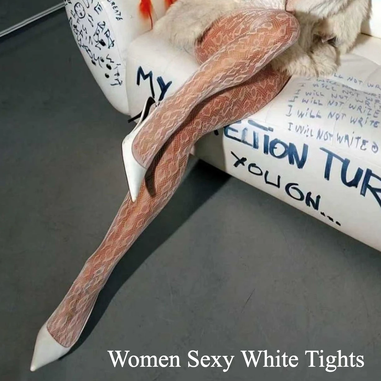 

Valentine's Erotic Pantyhose Sexy Fishnet Tights 2026 Shengrenmei Women's Nightwear Elegant Bodystockings Black White Color