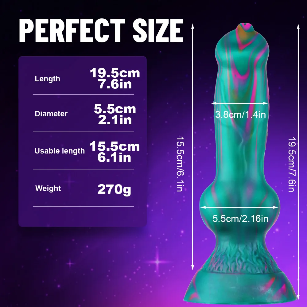 Realistico Dildo Dog Knot giocattolo del sesso per animali Dildo donne maschio anale Butt Plug lupo giocattoli finti del pene per adulti Dick Sex Toys pene