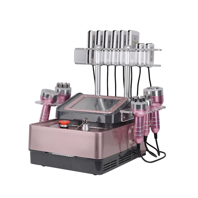 L'ultima macchina per cavitazione sottovuoto RF 40K/80k Macchina per dimagrire laser ad ultrasuoni Macchina per scolpire il corpo per la rimozione del grasso 2025