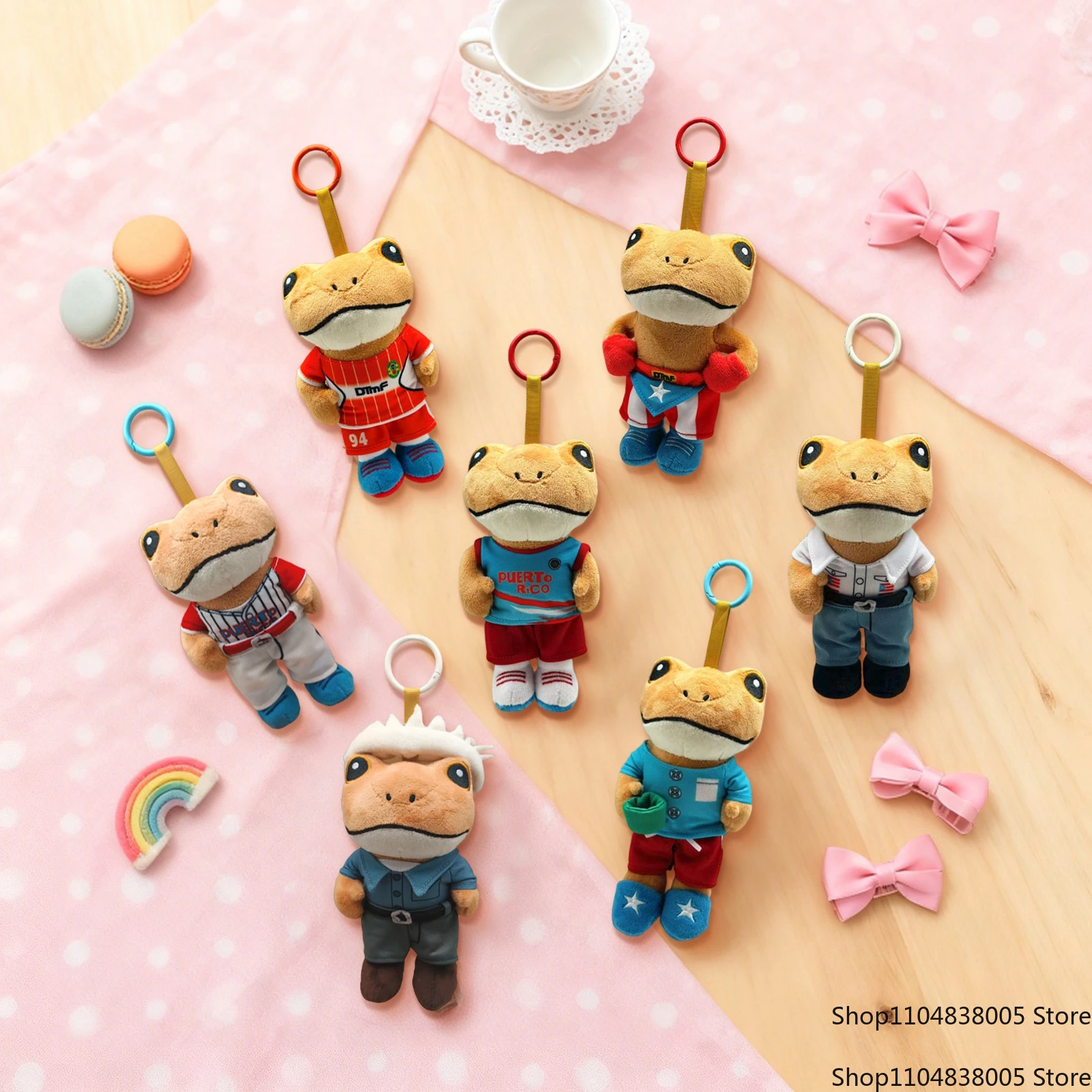 نمط بورتوريكو الضفدع الحيوانات المحشوة، لعبة الأرنب السيئ El Sapo Concho القطيفة، هدية نادرة فريدة من نوعها لمحبي، موسيقى الريغيتون #5