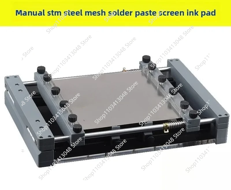 Solder paste screen printing table PCB stencil small micro screen printing machine manual screen printing table