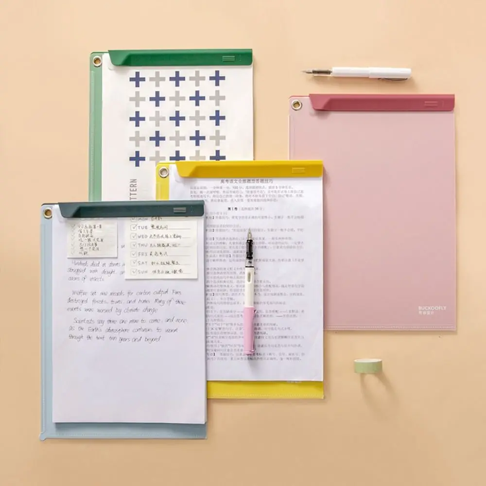 A4 Writing Prancheta para Documento, Memo Folder, Paper Organizer, Writing Pad
