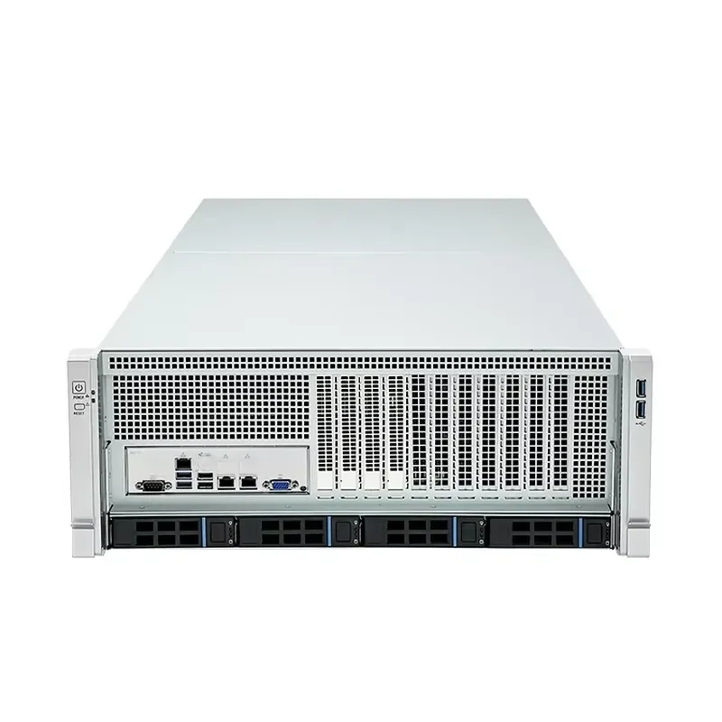 4U Rack Server Chassis for 8GPU 10GPU RTX 3090 4090 Graphics Card Deep Learning AI Rendering Mining Barebone Case