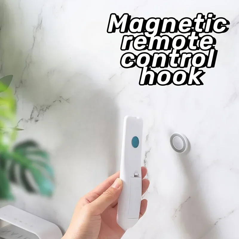 Magnetic Remote Control Holder Wall Mount Adhesive Remote Control Holder Strong Hold TV Remote Holder For Home Office