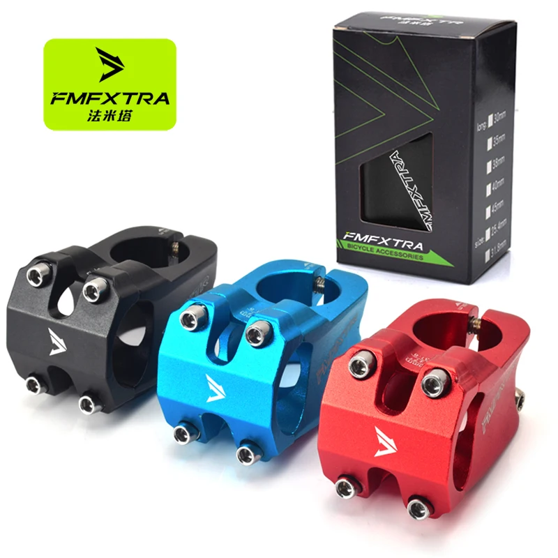 FMFXTR 31.8*40mm Aluminum alloy stem Folding Road MTB Cycle Mountain Bike Short Stem Bicycle Short Stem alloy cycling