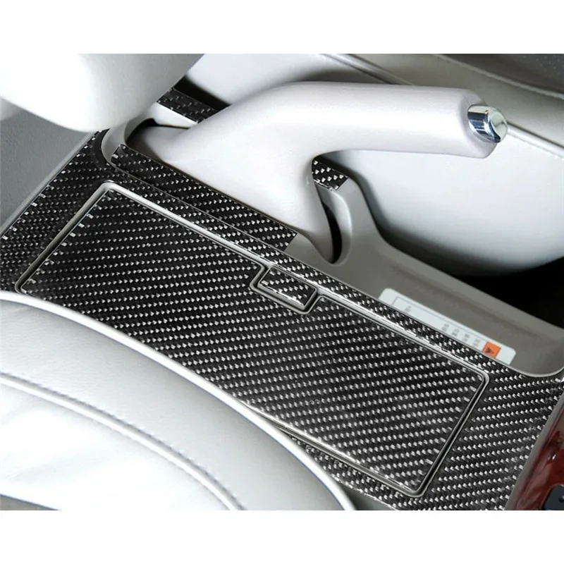 Fotografia 5: Para suzuki grand vitara 2006-2013 com acessórios de transmissão manual decoração interior do carro proteção adesivo de fibra de carbono