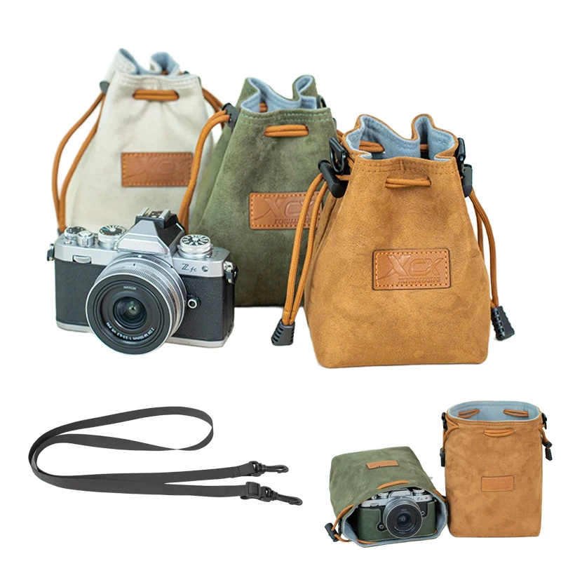 Instax Mini 12 EVO Camera Bag for Canon Nikon Sony Pentax Travel Single Shoulder Bag for Iphone 17 Airpods Pro Waterproof Pouch