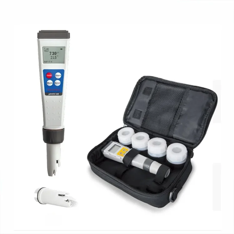 EC80 Reliable Repeatable Results PH EC TDS Salt Temp Conductivity Tester Multi Parameter Meter