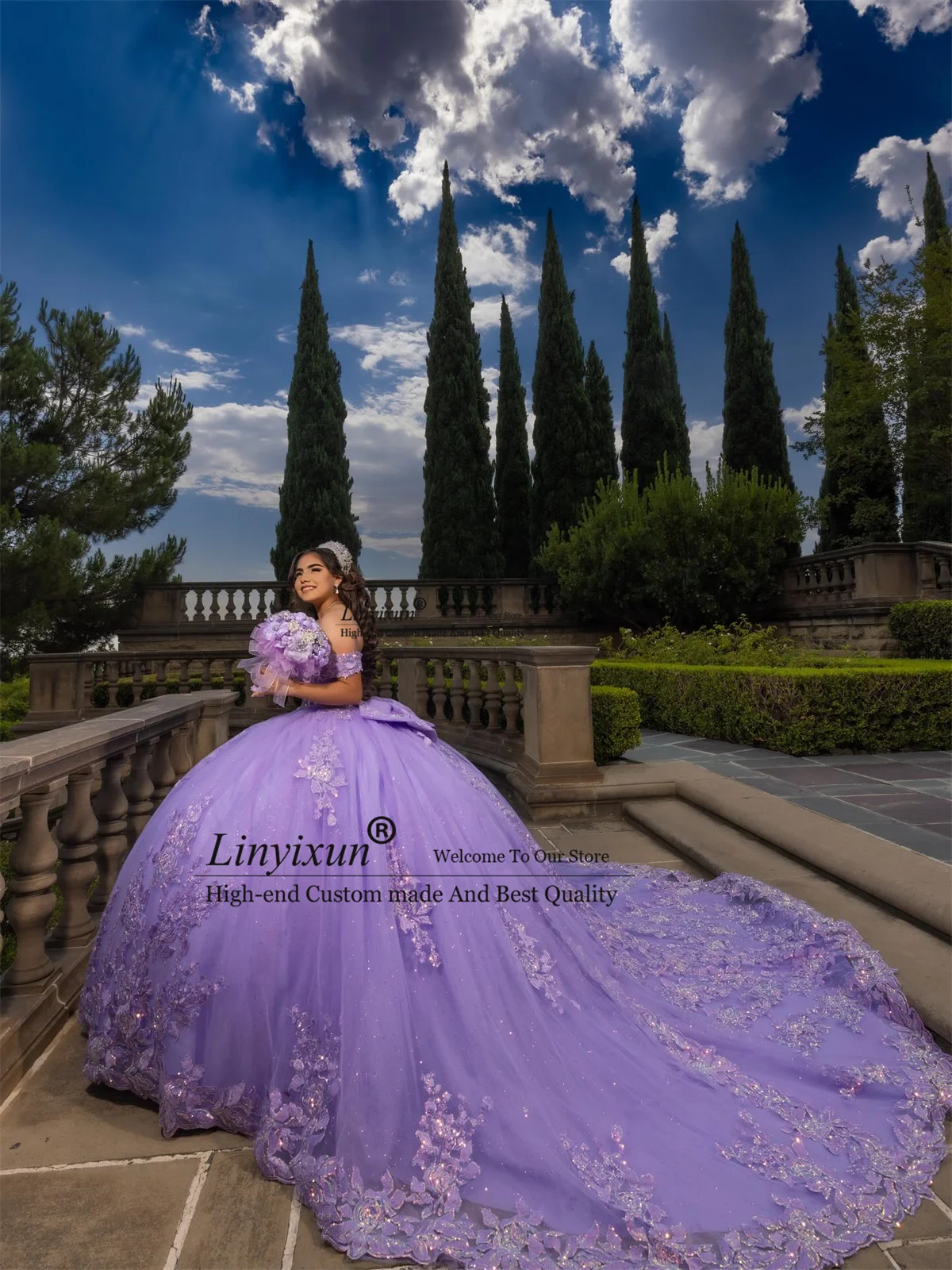 エレガントな 3D フロアアプリケレースキンセアニェーラドレスメキシココルセット Vestido De 15 Anos カスタマイズされたプリンセス誕生日スイート 16 ガウン