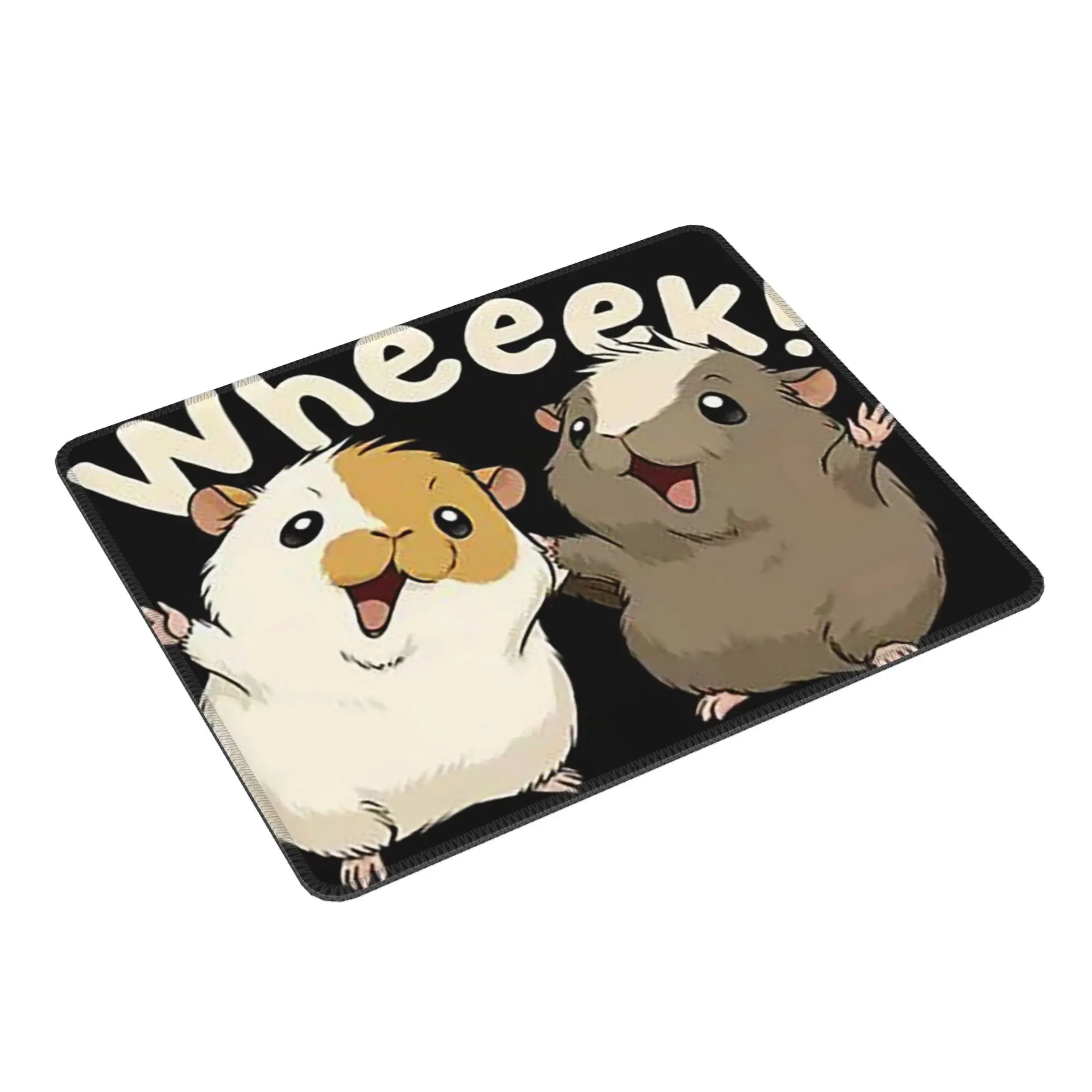 Happy Guinea Pig Mouse Pad Computer Keyboard Mouse Mat Gamer PC Laptop Desk Mat Office Accessories Table Mats