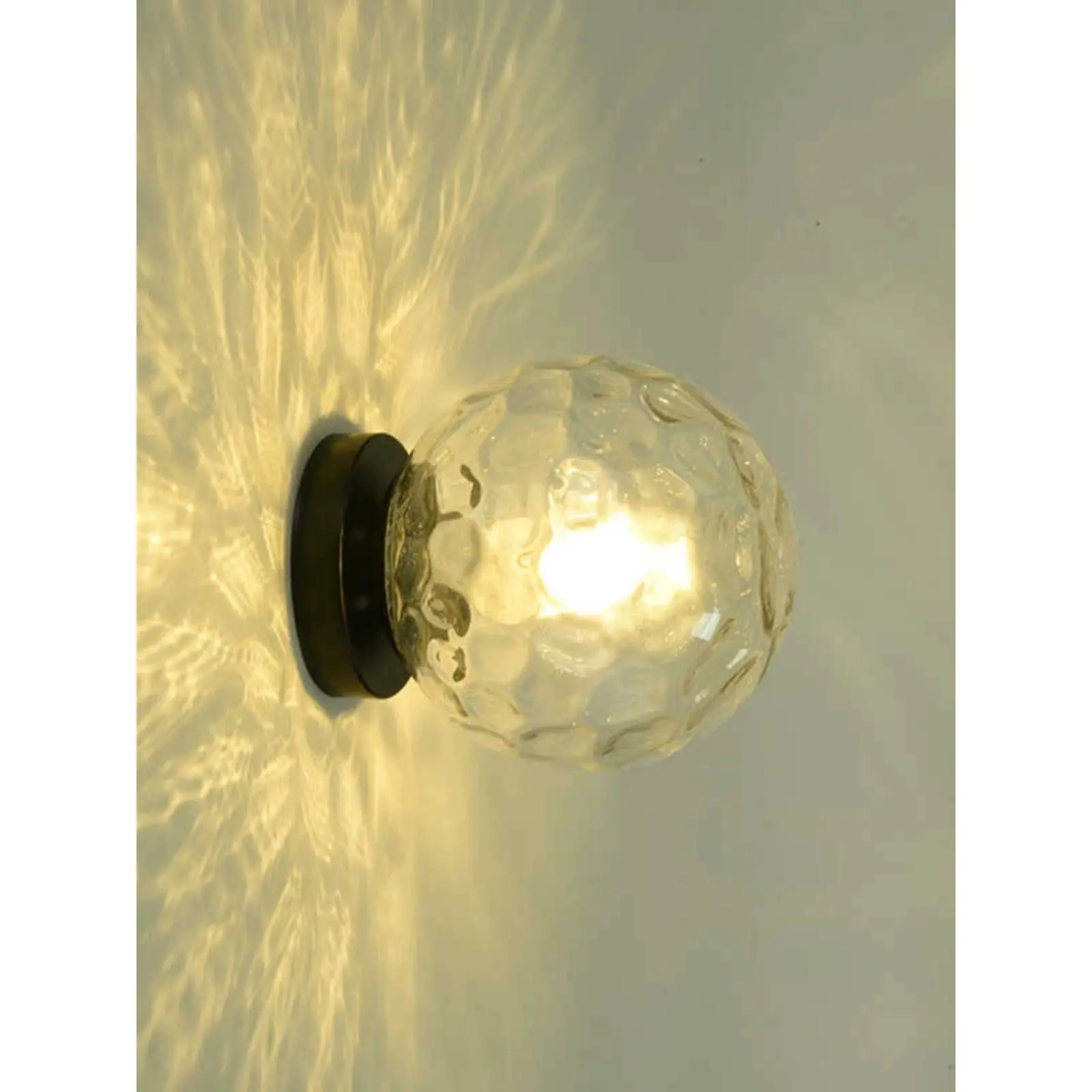 

Luxury American Style Bedside LED Light Modern Water Ripple Wall Lamp for Bedroom Living Room Corridor Decor