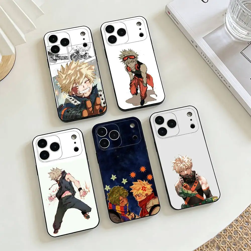 

Чехол для телефона B-Bakugou Sharp Personality Art, силиконовый, мягкий, для iPhone 17 16 15 14 13 12 11 X XR Plus Pro Max Plus