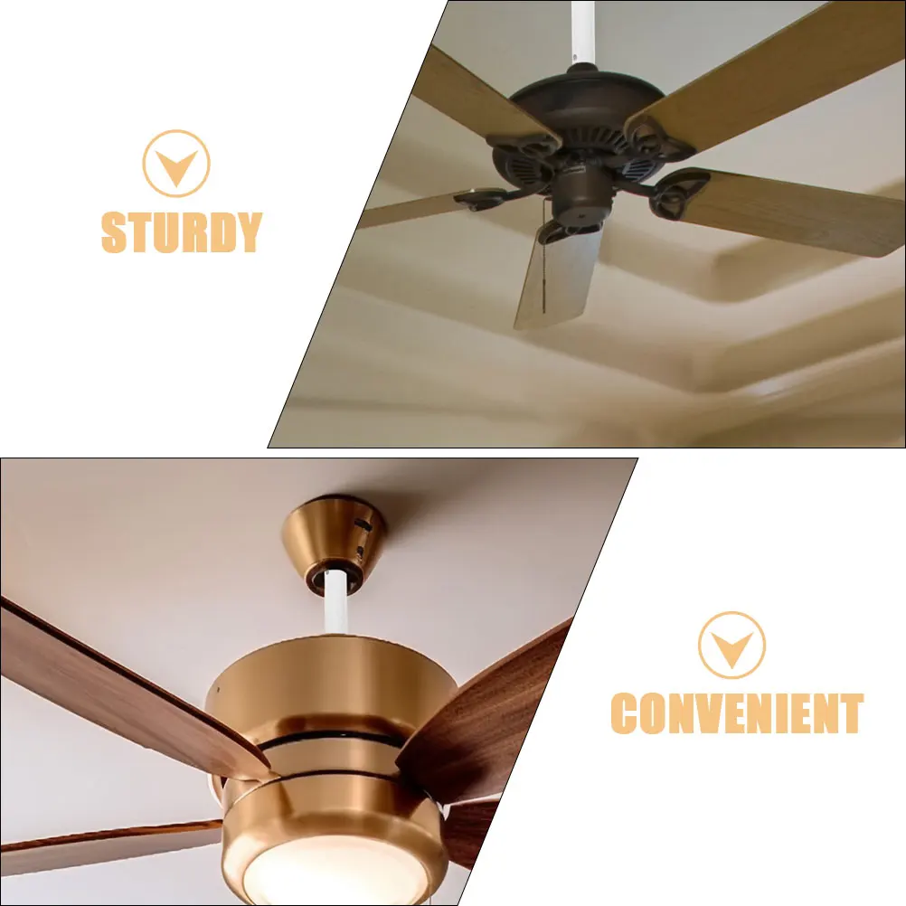

Universal Ceiling Fan Extension Rod Sturdy Downrod Adjustable Height Fan Accessory Compatible with Multiple Brands