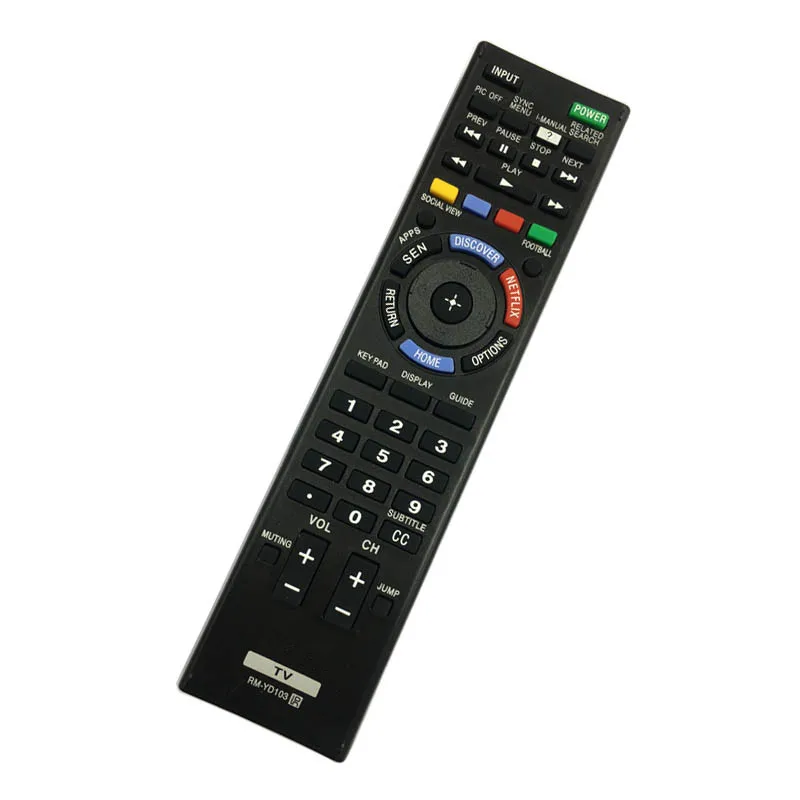Remote Control RM‑YD103 for Sony Bravia TV KDL‑32W700B KDL‑40W600B KDL‑48W600B KDL‑60W630B Replace RM‑YD102 Infrared Controller